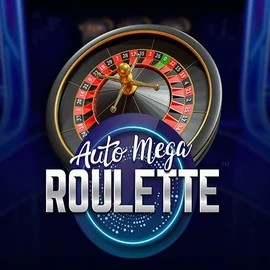 Auto Mega Roulette slot icon by Pragmatic Play, available at Golden Panda Casino