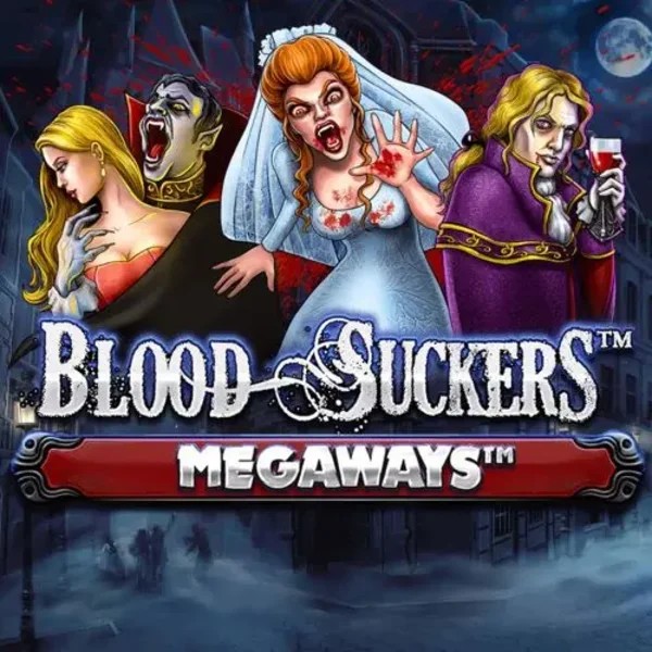 Blood Suckers Megaways logo by Red Tiger Gaming Golden Panda Casino