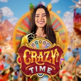 Play the Crazy Time slot by Evolution on Golden Panda Casino