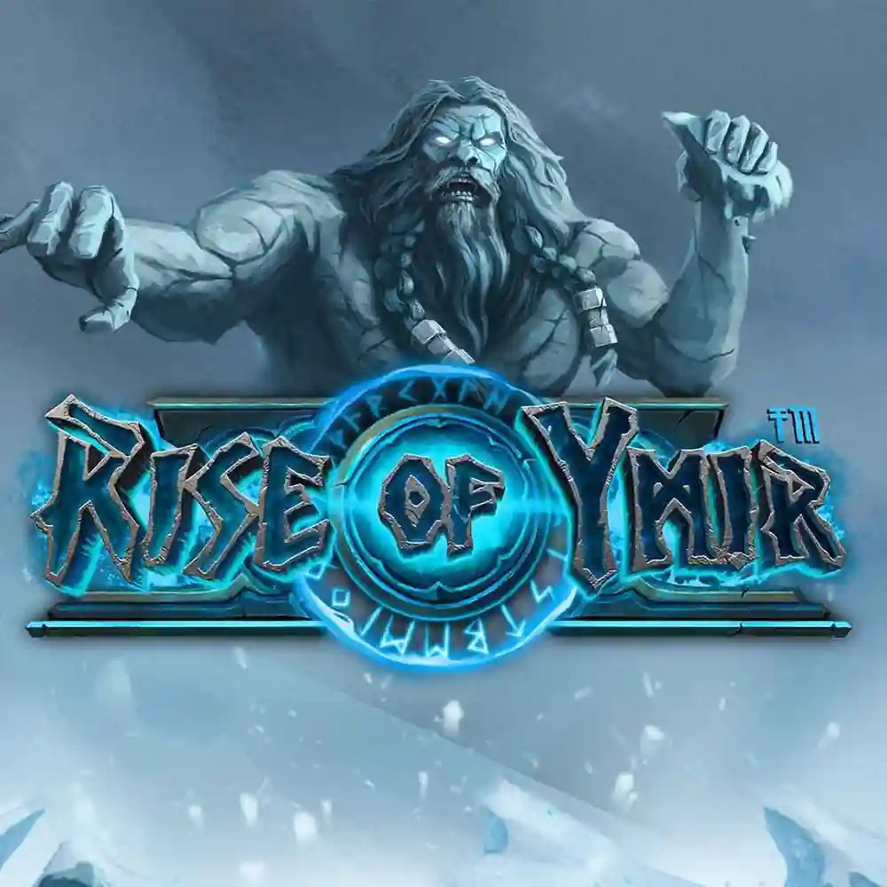 Rise of Ymir game by Hacksaw Gaming – logo hosted on Golden Panda Casino