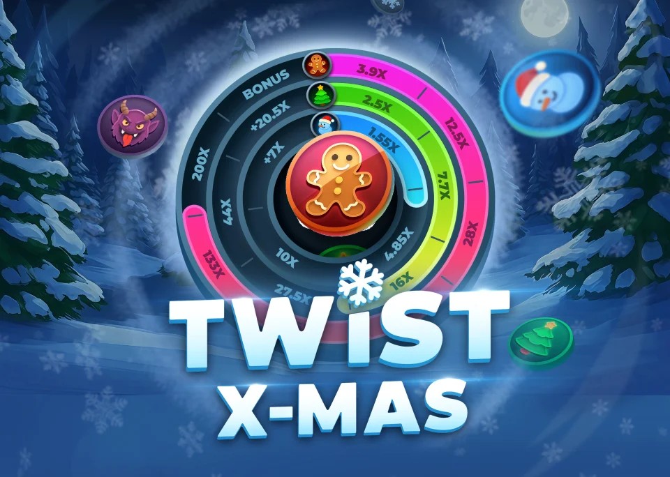 Twist X-mas by InOut, showcased at goldenpandaa.nl – game logo